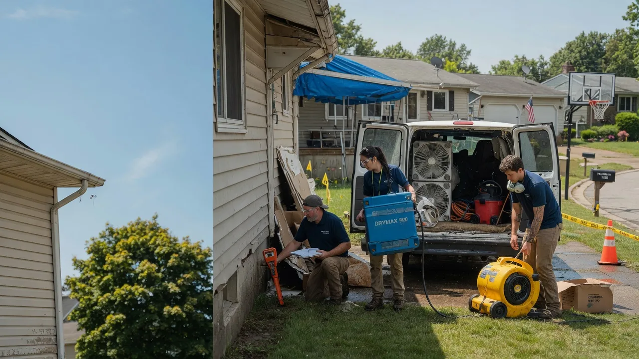 Ceiling Leak Cleanup in Millrift, PA near me